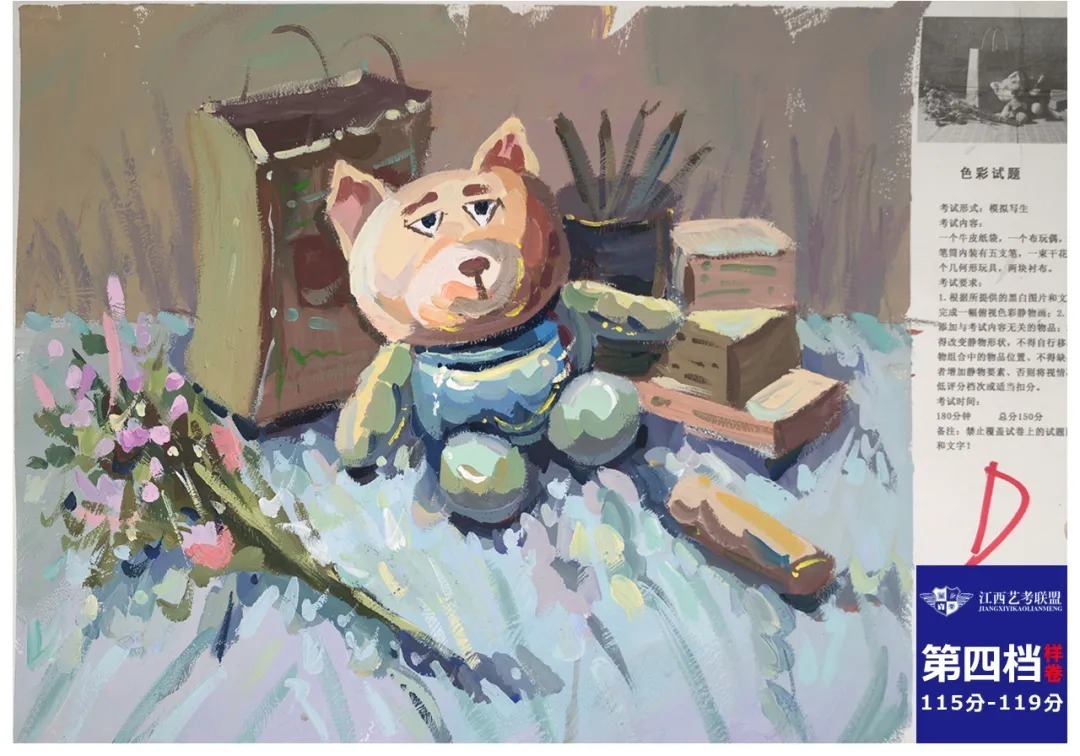形体#不为人知的联考内幕,联考色彩静物打分标准公开了!