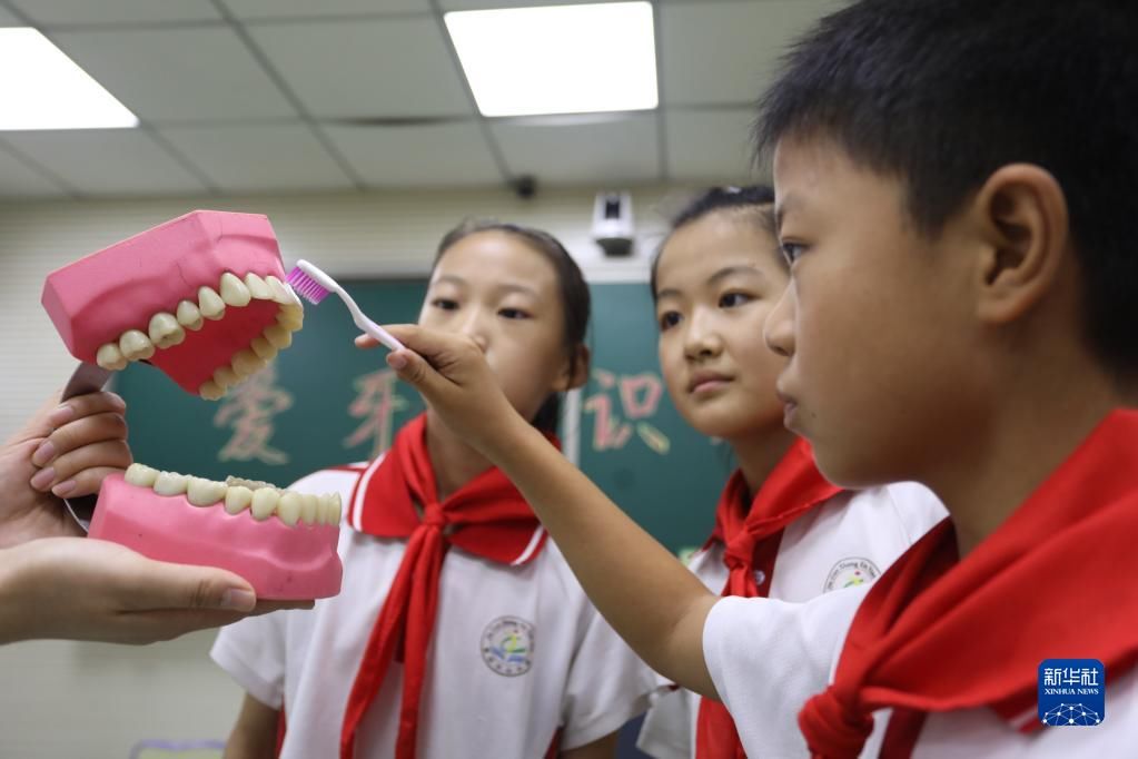 贾村小学联合临城县人民医院|爱护牙齿 关注健康