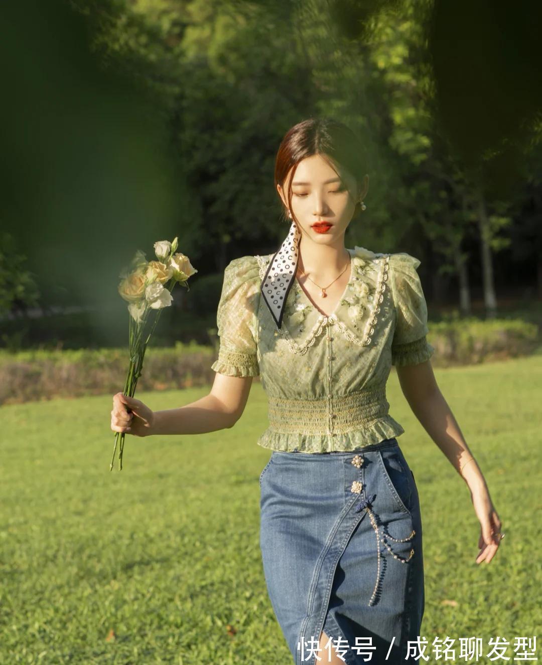 半身裙|比连衣裙更实用的“半身裙”,才是夏日穿搭的时尚单品,谁穿谁美