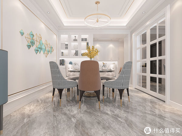 轻奢风|162㎡美式轻奢风装修设计，温馨感十足，还很前卫，客厅感觉很惊艳