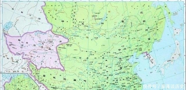 历代|在我国历代的疆域图中,为何只有清朝是一种颜色