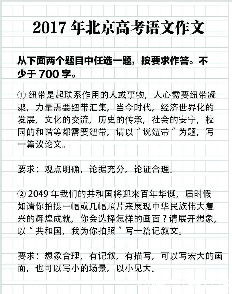 高考|一起来看！2006-2021年北京高考语文作文题目大盘点