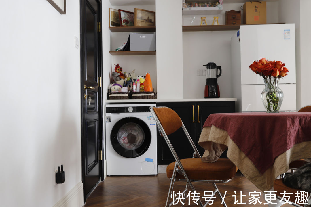 业主|户型特别的77m2小家改造复古风格