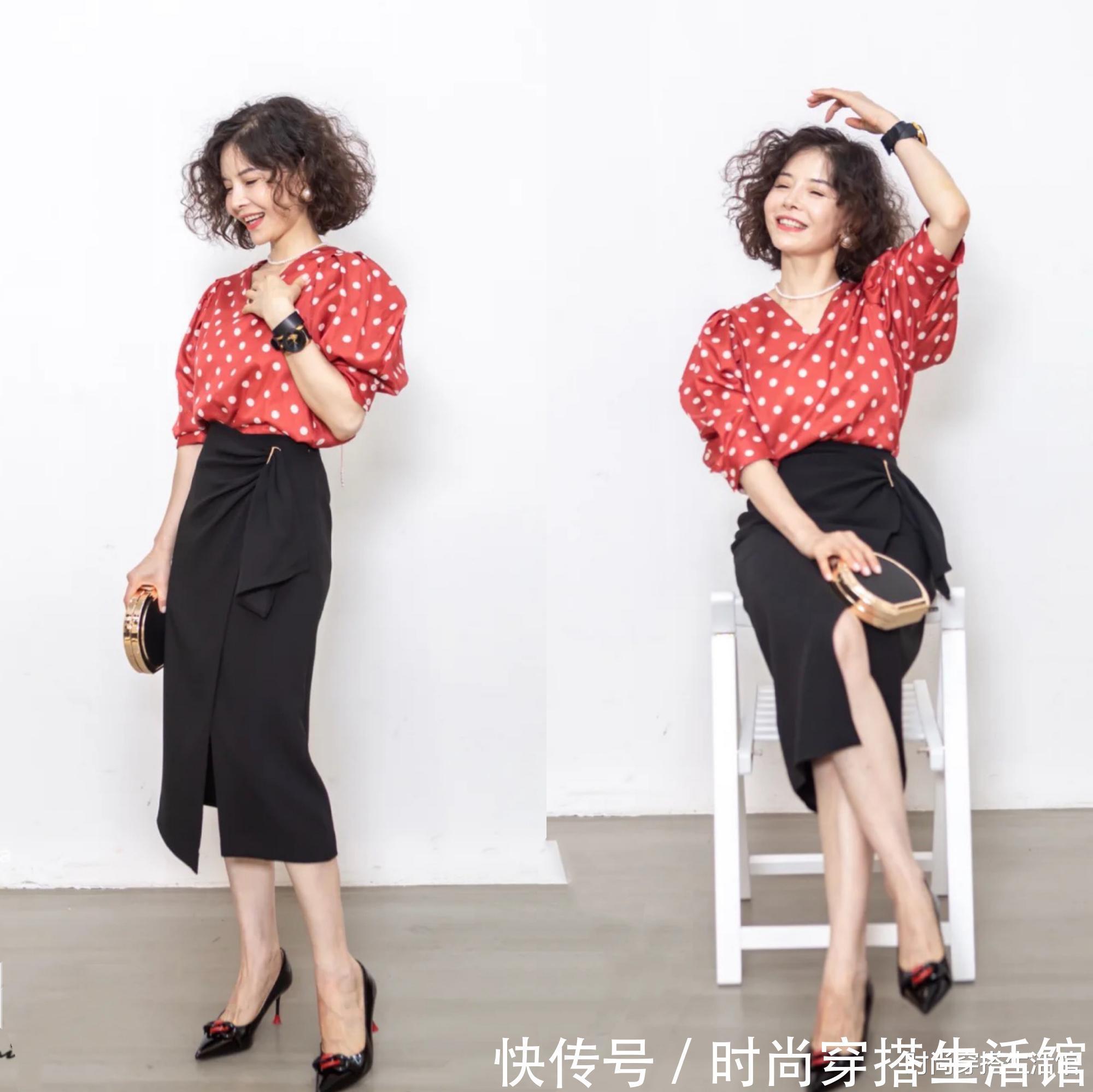 高级感|会穿的女人不显老!跟着这位50+学穿搭,普通衣服也能穿出高级感