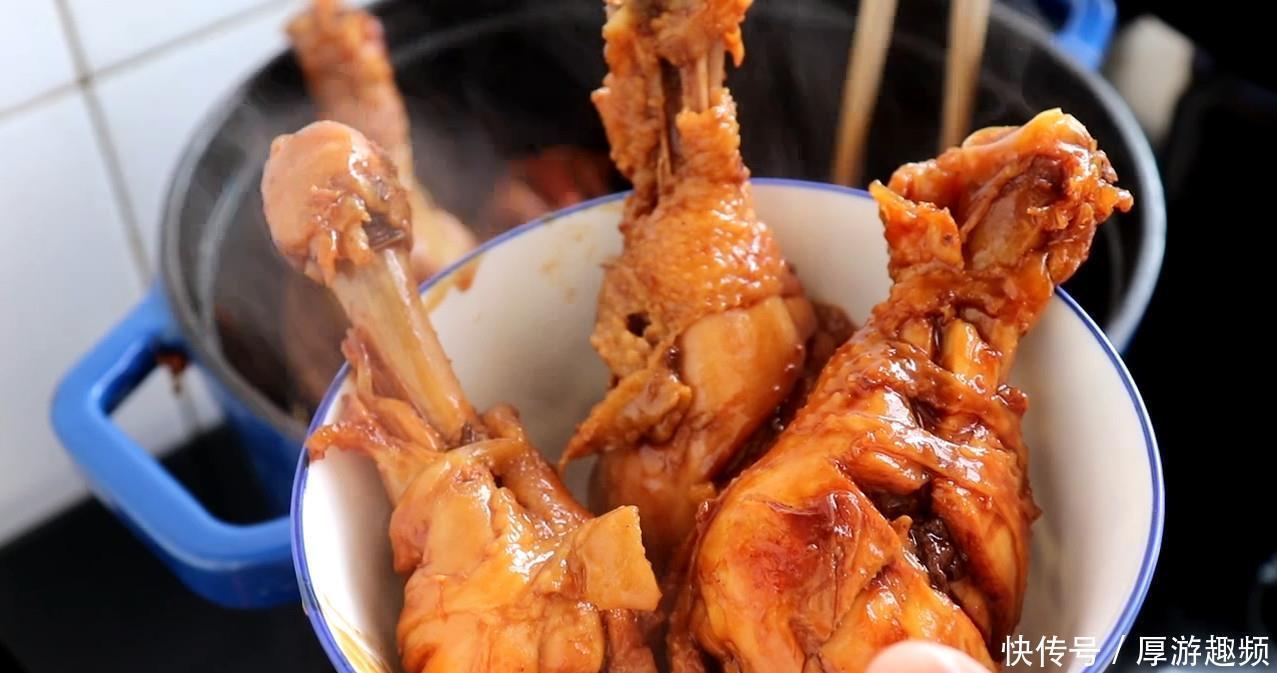 好吃|鸡腿最好吃的做法,肉香软烂脱骨,一次做一大锅鸡腿不够吃