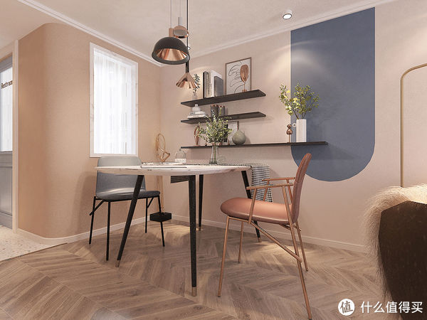 卧室|参观完47岁阿姨的家,感觉自叹不如,仅有47㎡却装修很敞亮又前卫