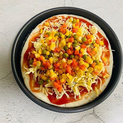 什锦蔬菜|时蔬培根披萨