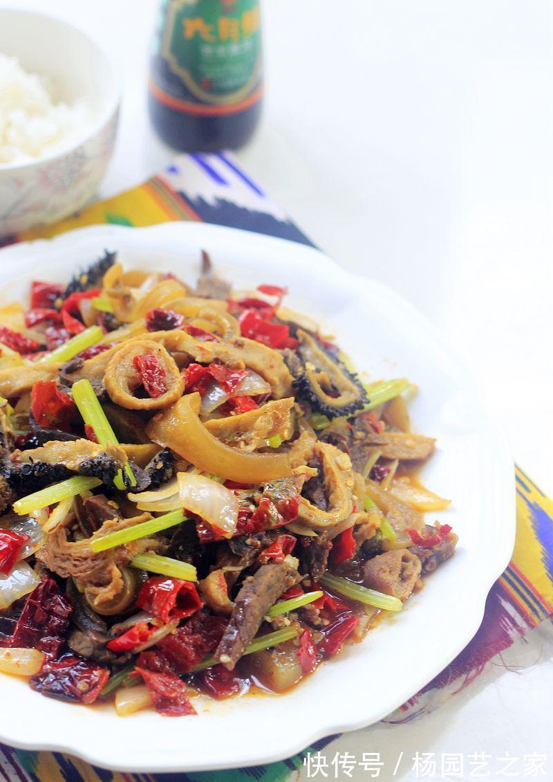 下饭又下酒的爆炒牛杂,新手都能做出来,收藏好,国庆节给家人做