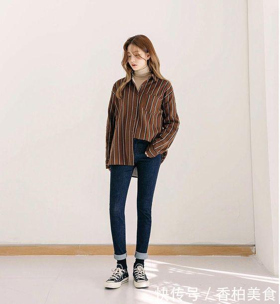 一定要必备的时尚单品!直条纹衬衫穿搭让你变身女强人!
