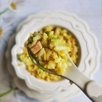 鹅肝|鹅肝咖喱炒饭