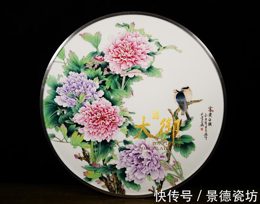 瓷画|大御瓷器余霞——笔下花鸟，瓷上呈祥，以瓷为笺寄闲情，绘尽瓷上好风光！