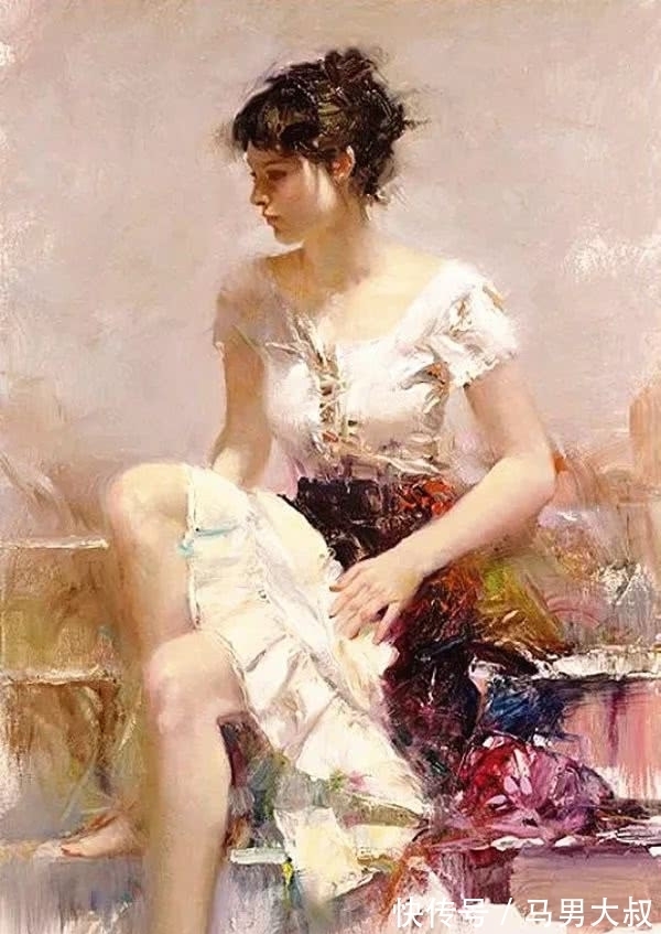 人物|在油画人体创作中,画面的色彩对于表达情感是不容忽视的!