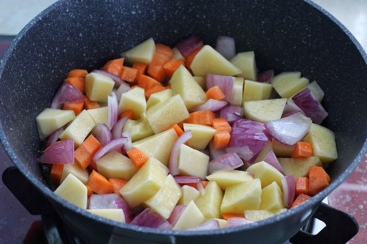 裙带菜|两片猪肉加蔬菜,做成美味咖喱猪排饭,健康实惠孩子们吃得好开心