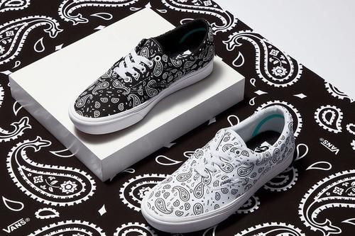 腰果花纹加持,Vans新配色发售!有点暗黑设计感