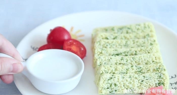 育儿|分享孩子爱吃的青菜山药糕,甜香软嫩,美味营养,不错的育儿辅食