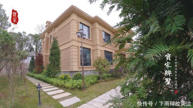 别墅|春天来了,看这组农村别墅航拍实景图,树木萦绕,超级治愈