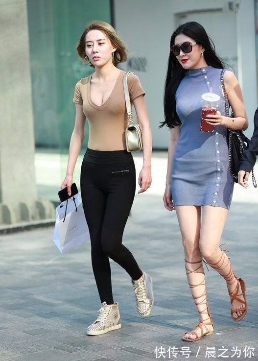 穿搭 穿衣风格很时髦的女孩,优雅的搭配美丽有气质