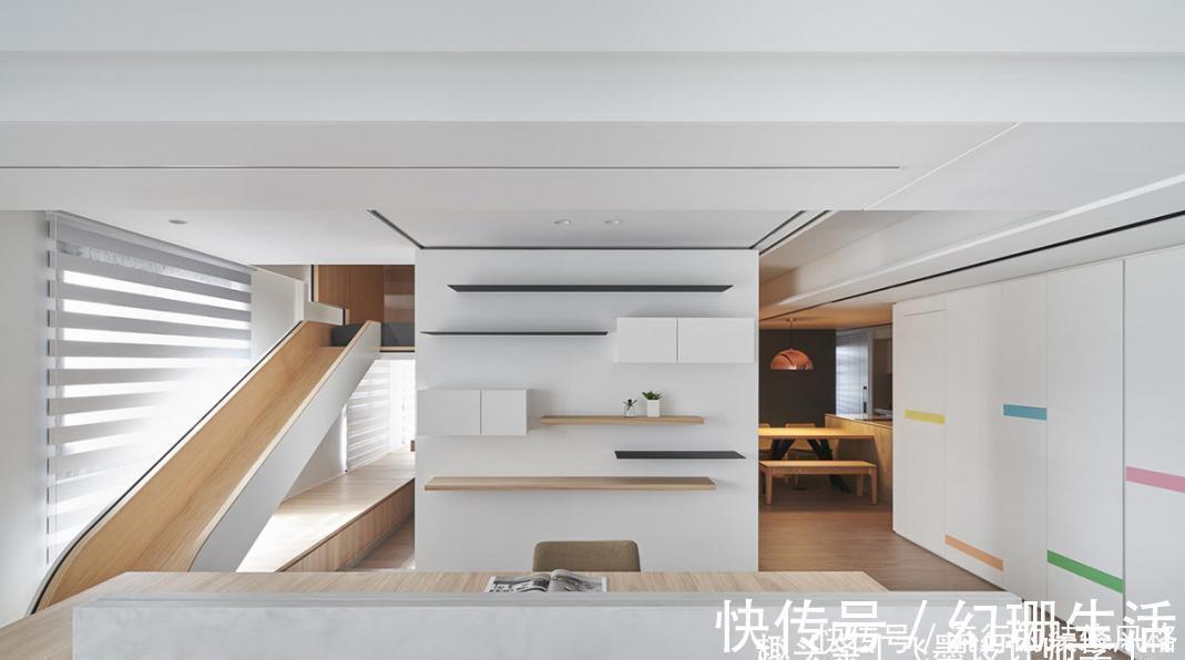 孩子|二楼悬空卧室，旁边做个滑梯，这样设计孩子每天都玩的很开心