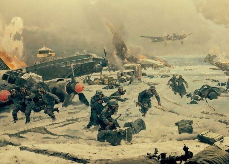 苏联|卫国战争历程如何？8张油画，苏联艺术家告诉你