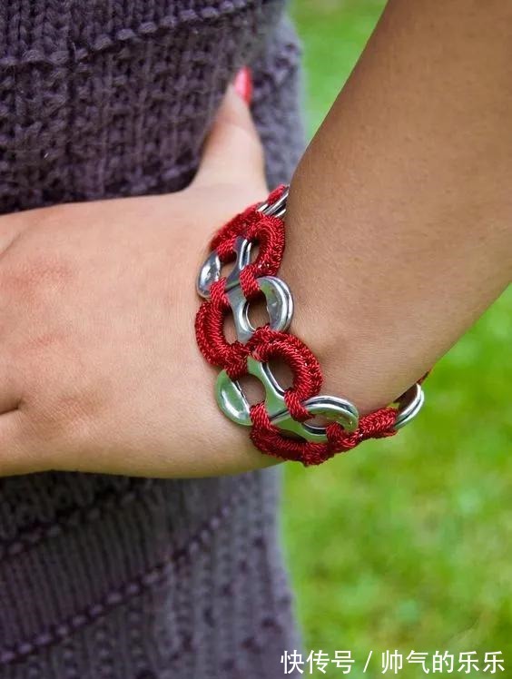 拉环|易拉罐喝完别扔,把环收集,简单的改一改,可做出很多妙用作品