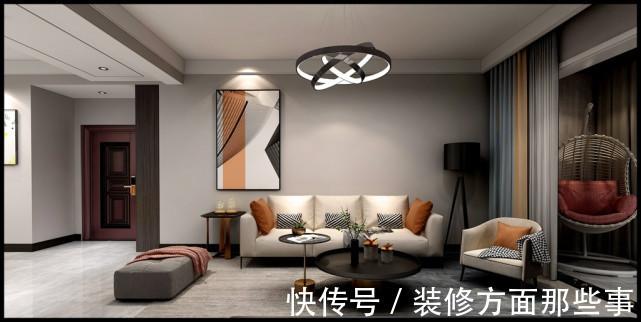 装修|128平黑白灰现代三居室，硬朗成熟，也不失优雅情调