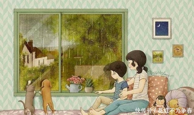 李清照令人心生羡慕的一首词,听雨观书想心事