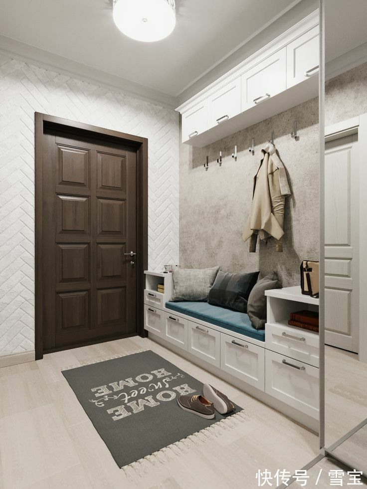 鞋柜|定制衣柜十大品牌:入户鞋柜+衣帽柜,多出一个衣帽间!