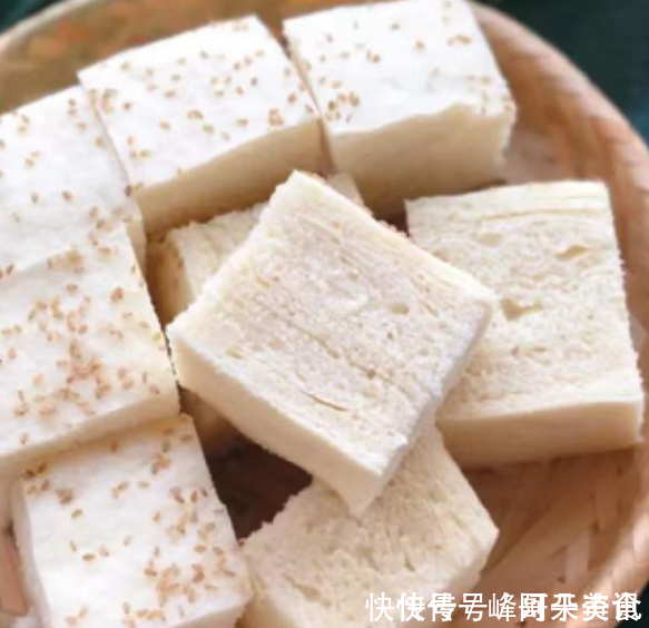 发糕|家常食谱,发糕的做法,渲染蓬松,比馒头简单多了