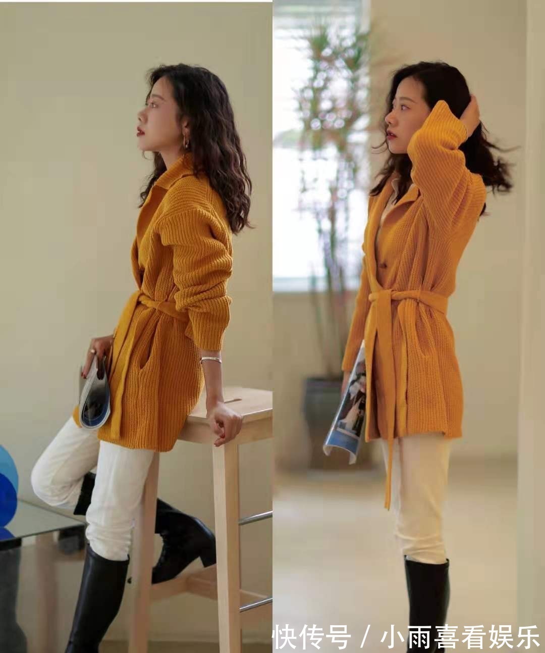 颜色 入秋后,火了一种穿搭:叠穿+撞色,时髦又减龄,显知性优雅之美