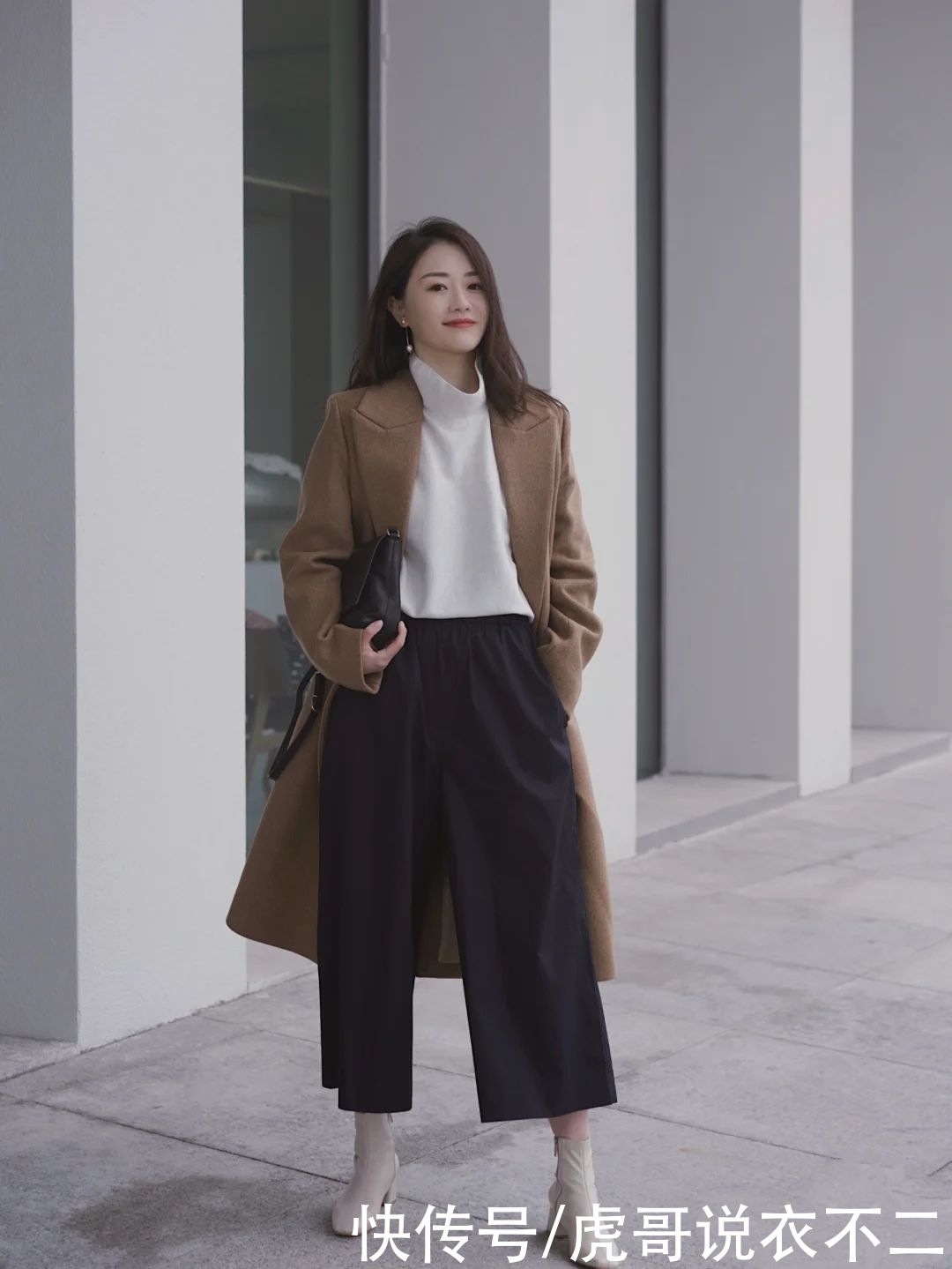 墨绿色大衣|超有气质的9套穿搭示范，优雅与保暖并存，再也不怕冬季没灵感