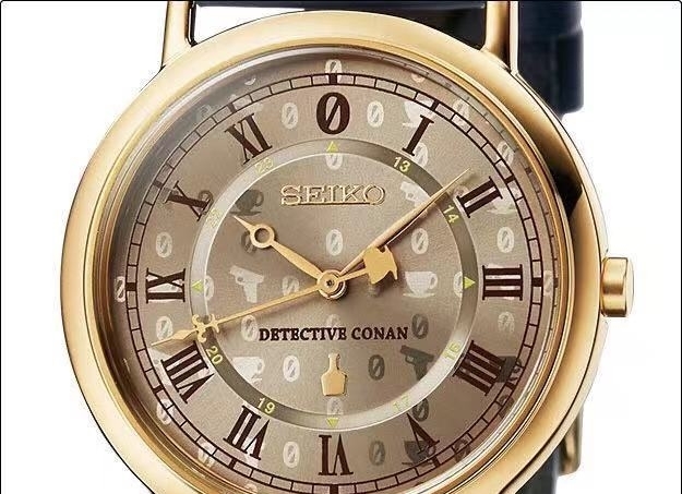 seiko|名侦探柯南限定款手表，灰原哀配色高贵，安室透表盘上写满了0