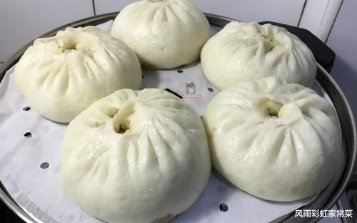 速冻|晒一晒我家早餐,自己做的速冻包子,早起直接蒸,真是又暄又香