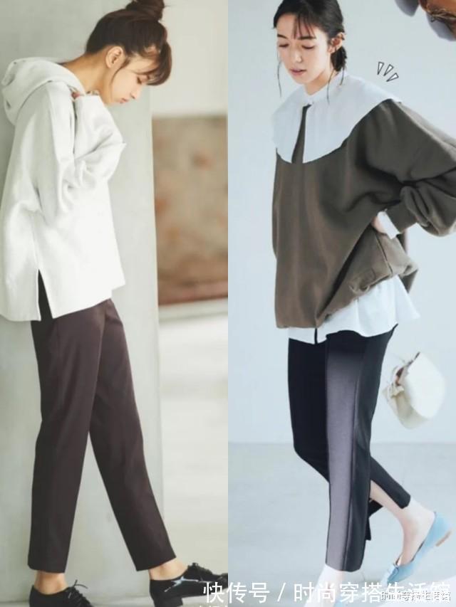 牛仔裤|卫衣下面不要老配牛仔裤,俗气!今年流行这样穿,时髦保暖又显高