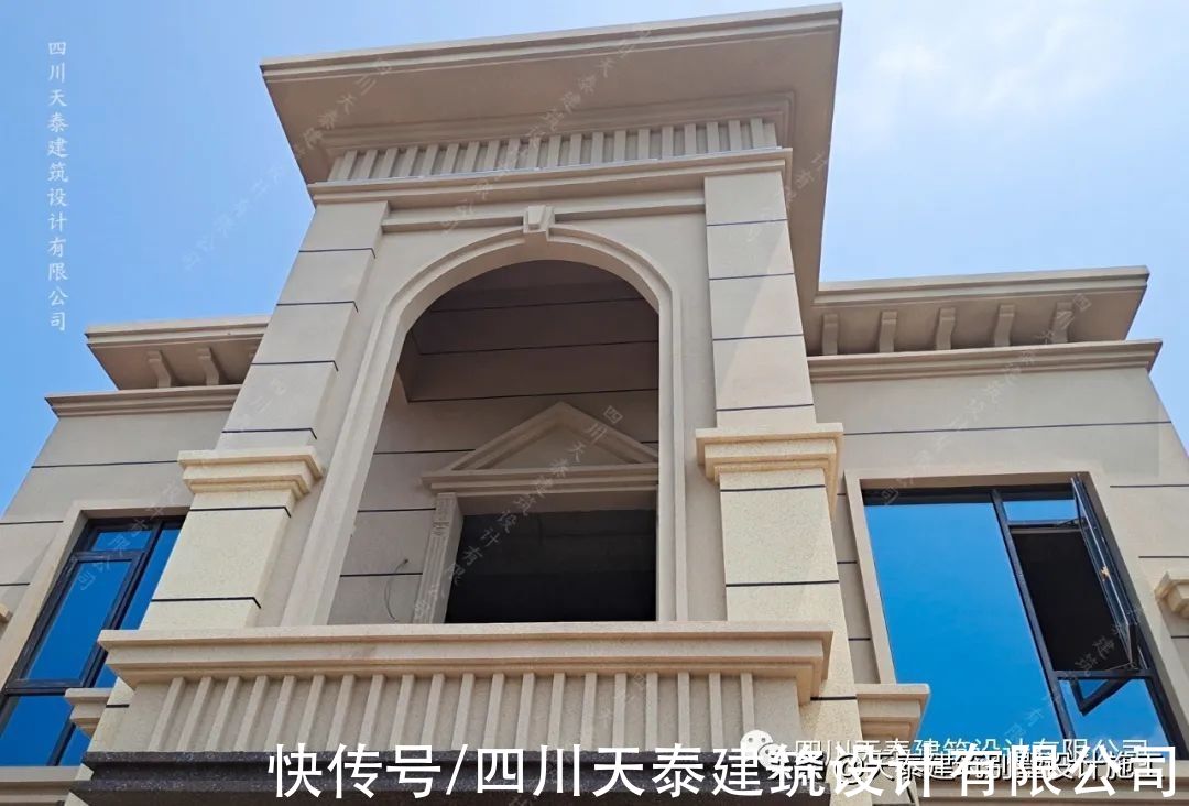 完工|四川自贡三层欧式乡村别墅完工实景 农村别墅自建房 自贡施工队