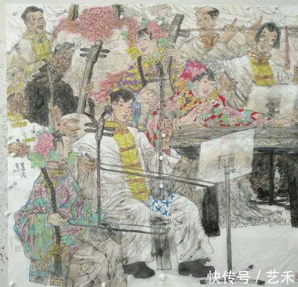 卢中见@著名画家卢中见的写意人生