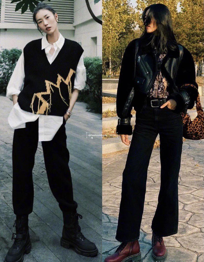 大表姐刘雯近日秋冬街拍私服, 穿搭时尚超有品味, 超模表现力瞩目