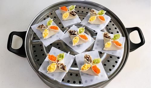 创意四喜蒸饺,寓意好,年夜饭上少不了它