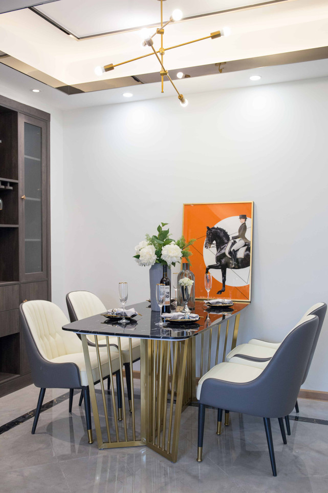 开放式|115平黑白灰现代风三居室,简洁时尚景致别样