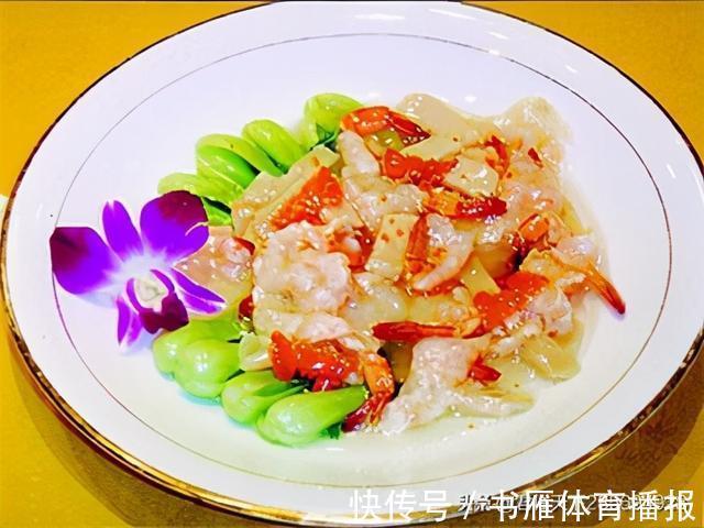 豆角|美食推荐:蟹籽三鲜敲虾、排骨豆角土豆呼饼、风吹猪肝制作方法