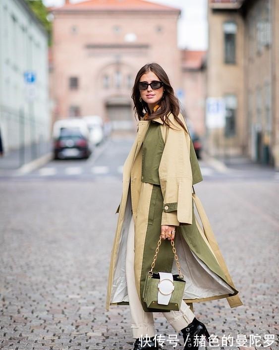 风衣 秋天还是要穿风衣,不仅帅气还洒脱,女人过40穿太显嫩!