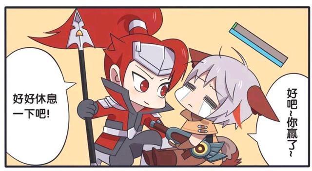 荣耀|王者荣耀漫画:百里守约秀起了身法;这就是传说中的猫腰疾步走?
