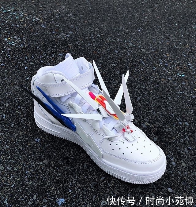 yan 高达与Nike完美结合！「自由高达」Nike Air Force 1