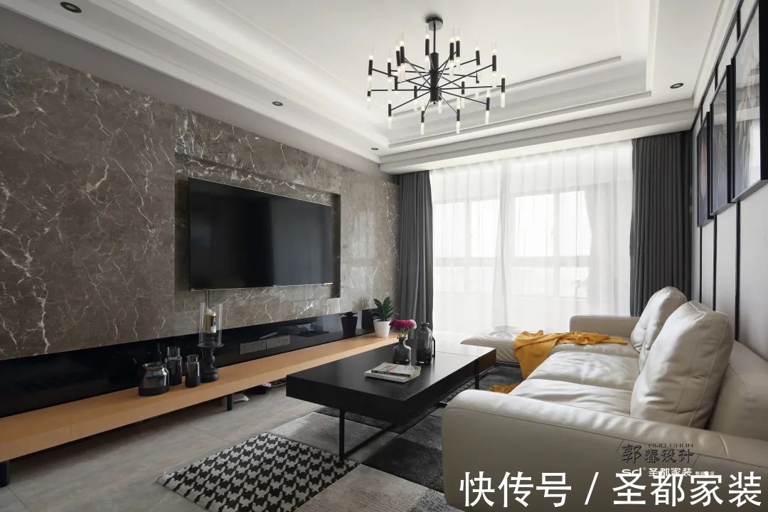 床头灯|三室两厅家装空间的极致利用，能塞下衣帽间，还可打卡小酒吧