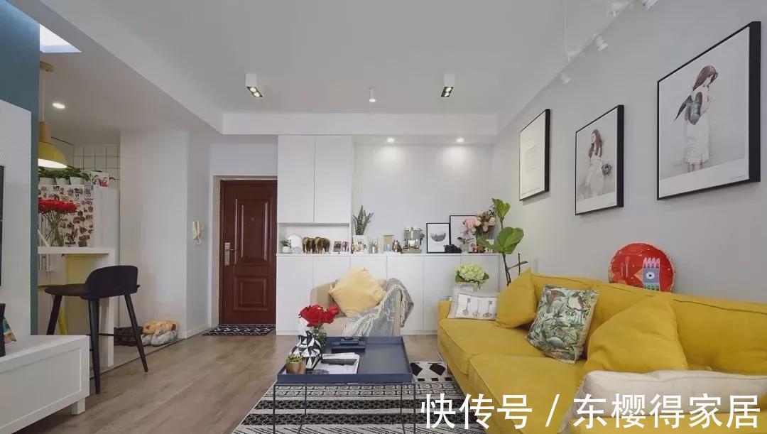 北欧|64㎡北欧小户型,轻松、悠闲的小窝,是每个人心中最温暖的港湾