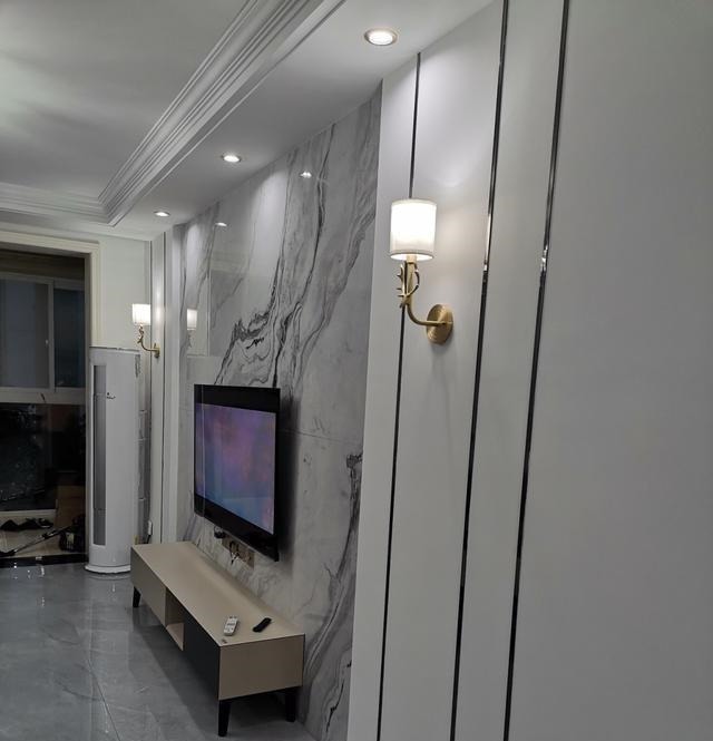 装修|花了四个月完工,全屋定制柜子特别满意,电视墙家人都喜欢!晒晒!