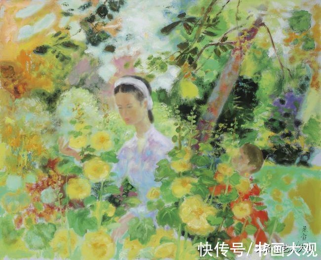 工笔画&越南画家黎谱写意油画和工笔画作品欣赏