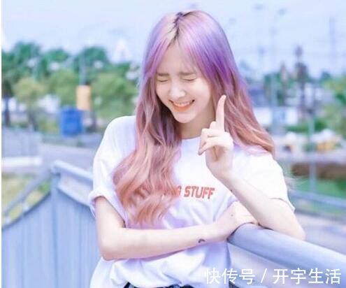 紫色|女生浪漫紫色染发发型,让年轻女生迅速变美