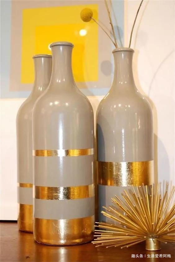废旧玻璃瓶不要扔，一团毛线就让瓶子美翻，谁都学得会的手工