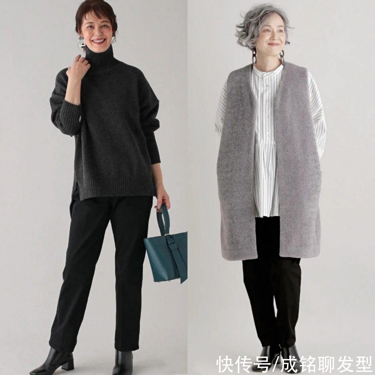 穿搭|50岁的女人建议少穿运动鞋！今年方跟短靴很流行，时尚百搭更保暖