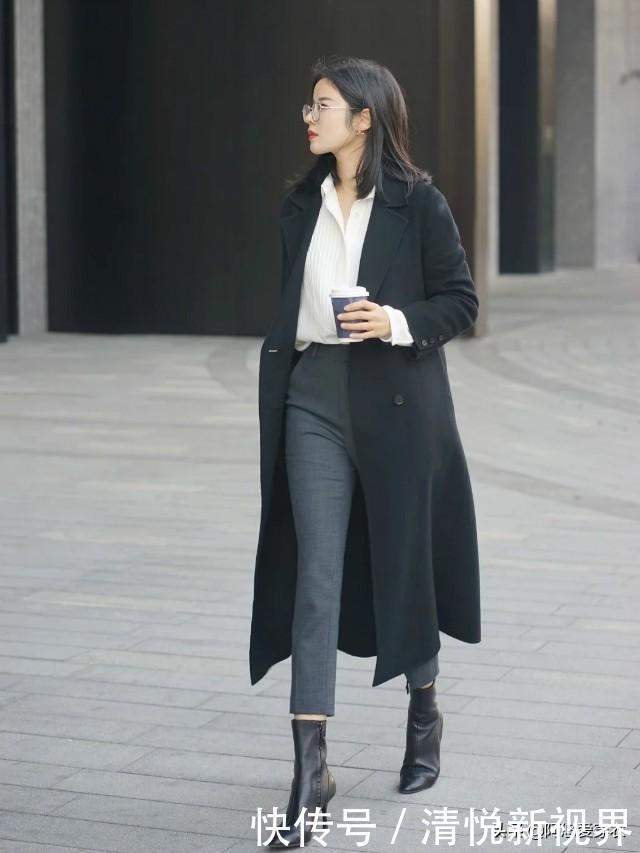大衣+高跟靴=今年最洋气搭配，时髦又高级，不管穿多久都不过时